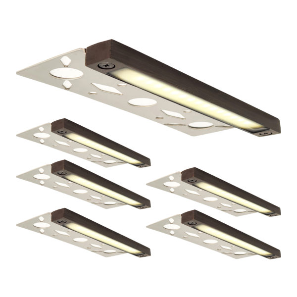 6-Pack of STLA06 Low Voltage Step Lights  Outdoor Deck Lights – Sun Bright  Lighting